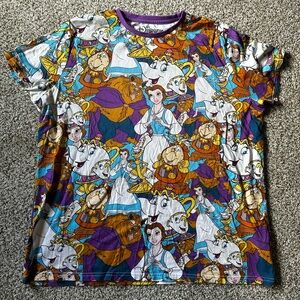Cakeworthy Beauty and The Beast All Over Print XXL